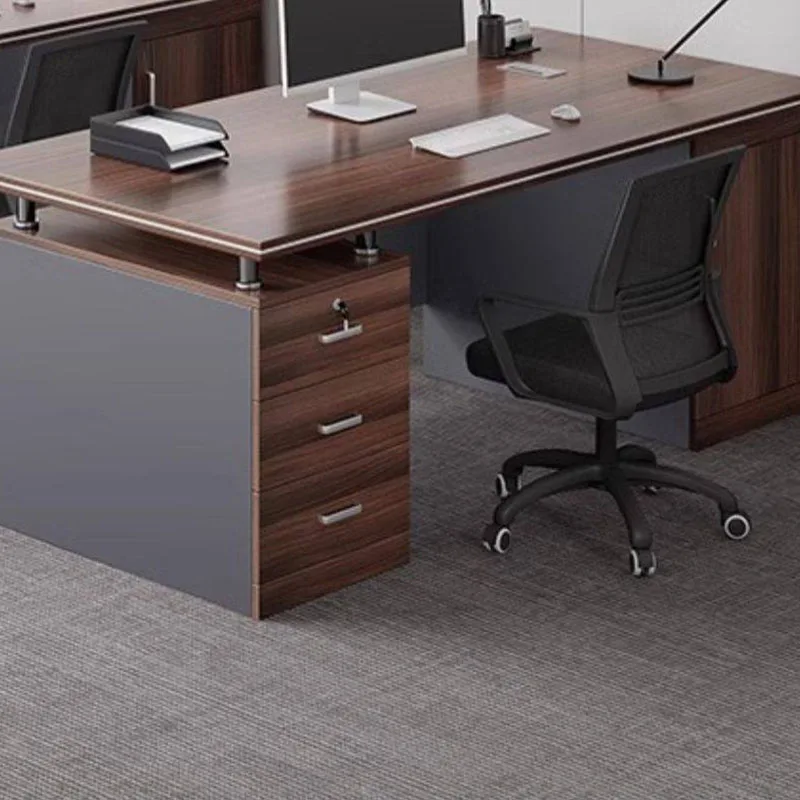 정리함이 있는 원목 사무용 책상 공간 절약형 임원용 접 - Office Furniture Services 리뷰 및 가격