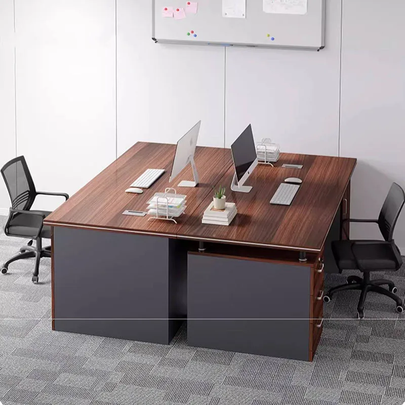 정리함이 있는 원목 사무용 책상 공간 절약형 임원용 접 - Office Furniture Services 리뷰 및 가격