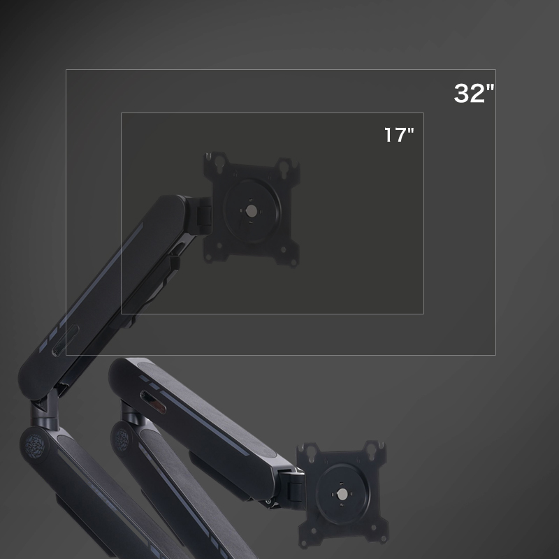 신제품 가스 스프링 데스크 마운트 스탠드, 대부분의 1 - Adjustable Monitor Mount 리뷰 및 가격