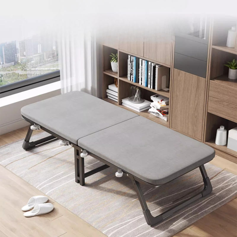 가정용 휴대용 접이식 침대 싱글 야외용 접이식 침대 실 - Office Furniture Modern 리뷰 및 가격
