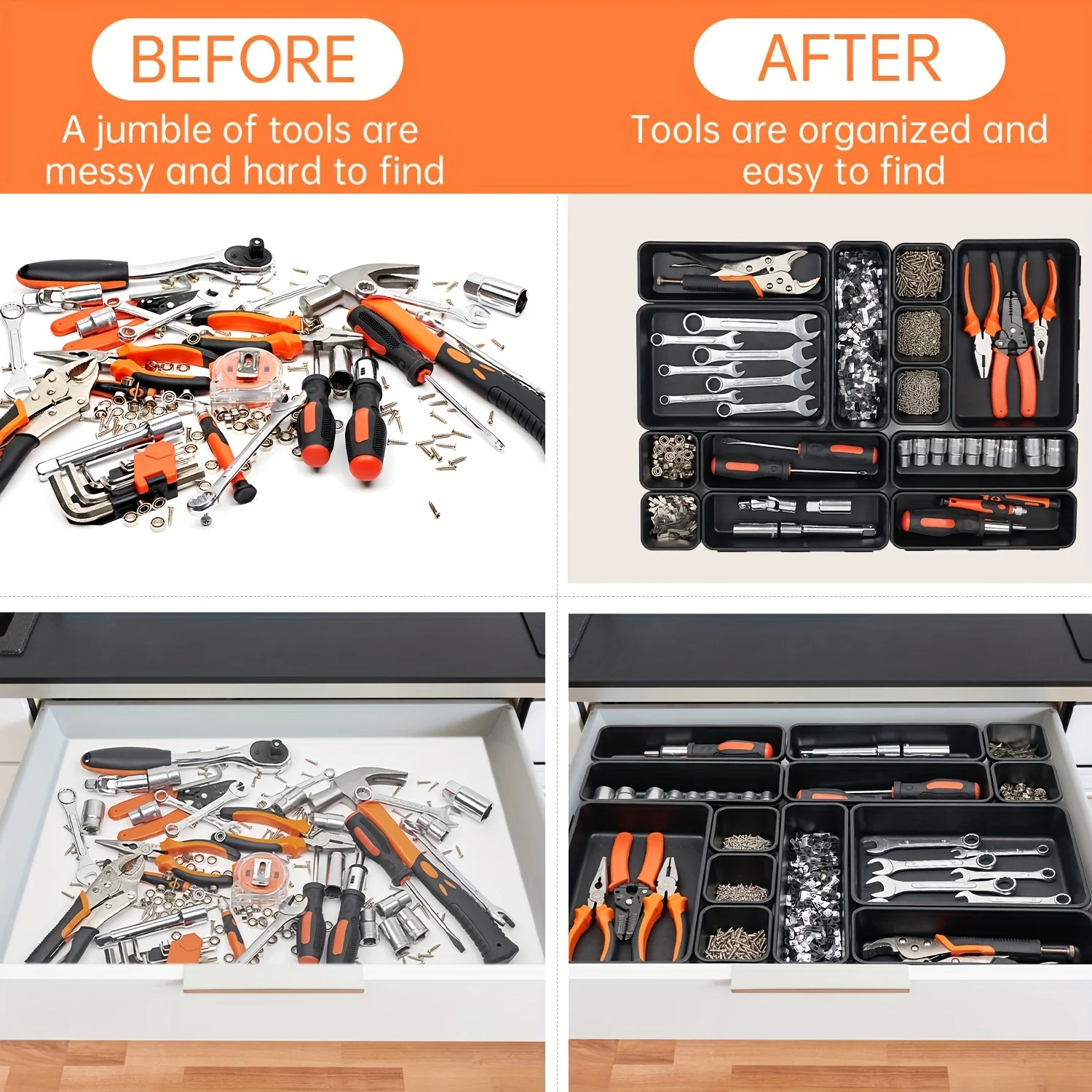 8/22/32pcs 도구 주최자 상자 트레이 분배기 세 - Office Furniture Hardware 리뷰 및 가격