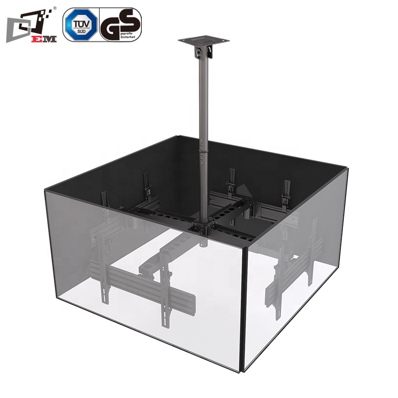 4개 화면용 접이식 천장형 TV 암, 상업용 모니터 디 - Adjustable Monitor Mount 리뷰 및 가격