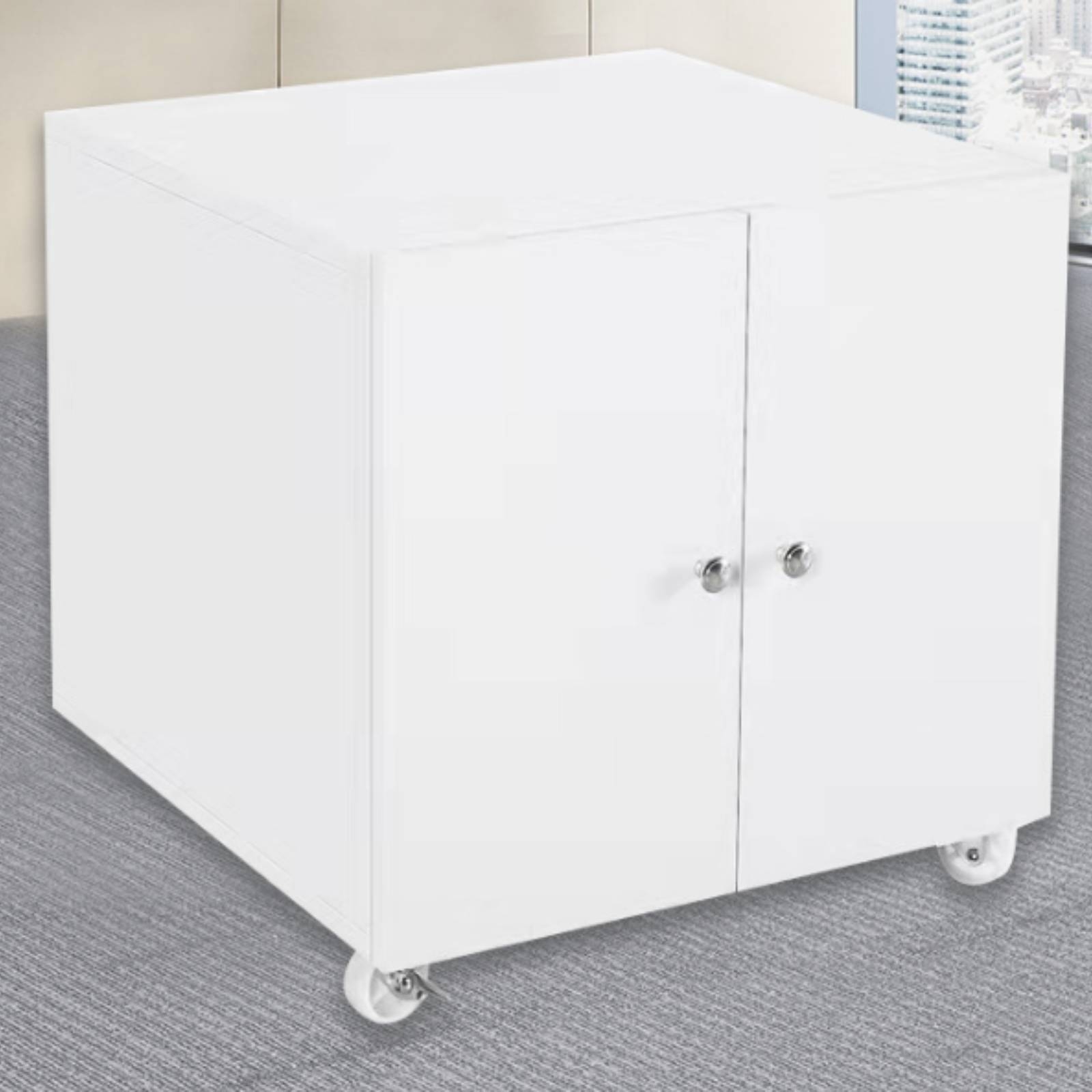 사무용 가구 스틸 캐비닛, 바퀴 달린 밀폐형 낮은 베이 - Office Furniture Modern 리뷰 및 가격