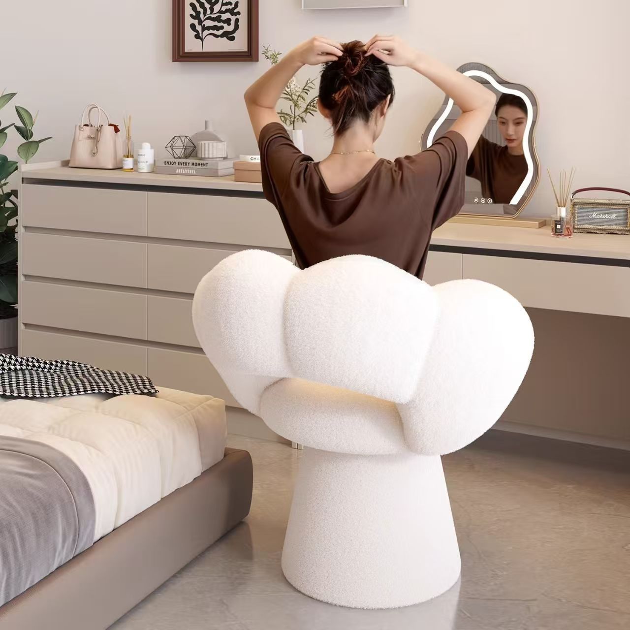 인체공학적 홈 오피스 책상 의자 요추 지지대 부드러운  - Office Furniture Modern 리뷰 및 가격