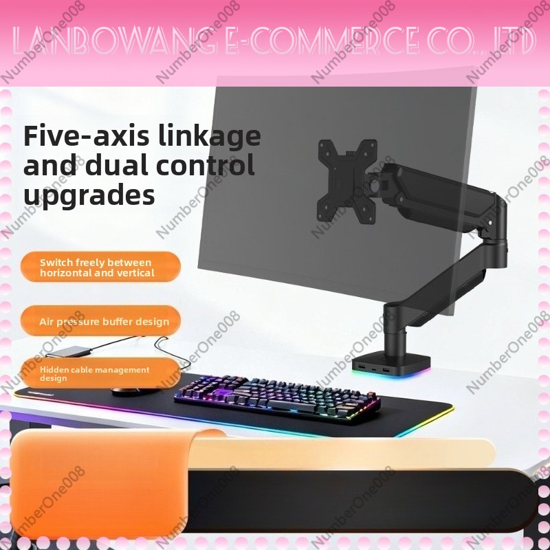 타입 C USB 인터페이스 RGB 조명이 있는 모니터  - Adjustable Monitor Mount 리뷰 및 가격